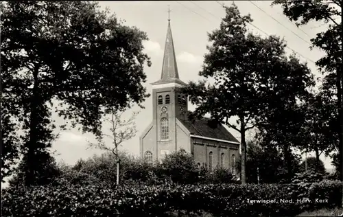 Ak Terwispel Friesland Niederlande. Ned. Herv. Kerk, Kirche, Außenansicht