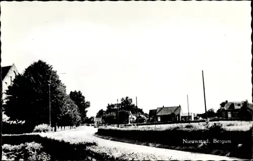 Ak Bergum Burgum Friesland Niederlande, Nieuwstad