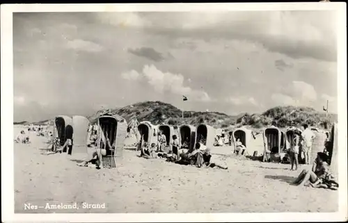 Ak Nes Ameland Friesland Niederlande, Strandpartie