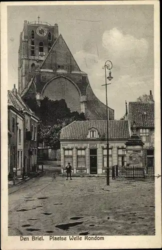 Ak Brielle Südholland, Welle rondom