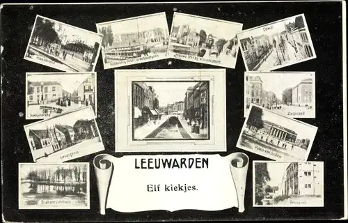 Ak Leeuwarden Friesland Niederlande, Detailansichten