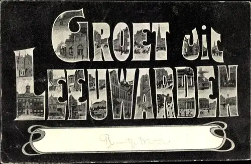 Ak Leeuwarden Friesland Niederlande, Detailansichten