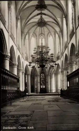 Ak Dordrecht Südholland Niederlande, Grote kerk