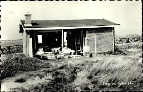 Ak Ballum Ameland Friesland Niederlande, Bungalow