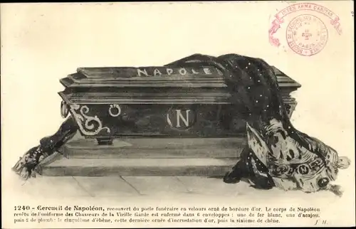 Ak Cercueil de Napoleon, Musee de l'Armee