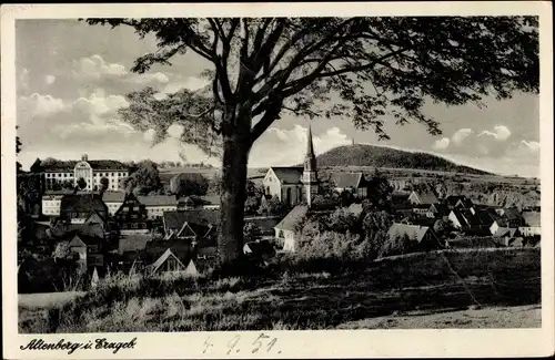 Ak Altenberg im Erzgebirge, Panorama