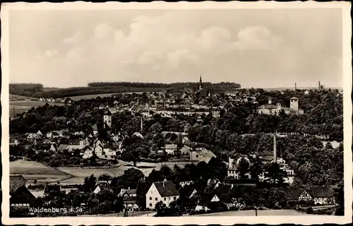 Ak Waldenburg in Sachsen, Gesamtansicht
