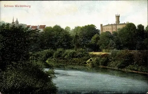 Ak Waldenburg in Sachsen, Schloss