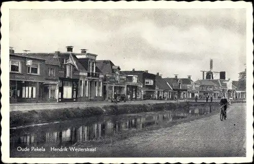 Ak Oude Pekela Groningen Niederlande, Hendrik Westerstraat