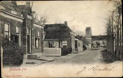 Ak Niekerk Groningen, Straße, Häuser