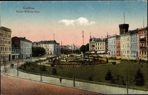 Ak Cottbus in der Niederlausitz, Kaiser Wilhelm Platz