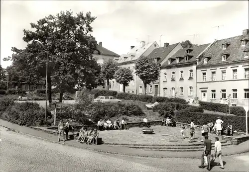 Ak Jöhstadt im Erzgebirge Sachsen, Am Markt