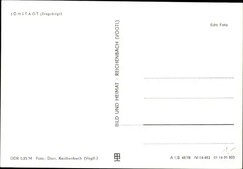 Ak Jöhstadt im Erzgebirge Sachsen, Panorama