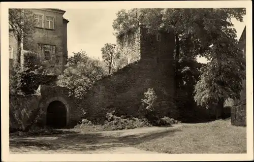 Ak Radeberg in Sachsen, Hungerturm am Schloss