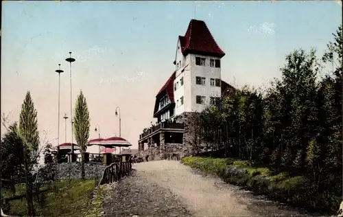 Ak Hohenstein Ernstthal Sachsen, Berggasthaus zur Bismarckhöhe