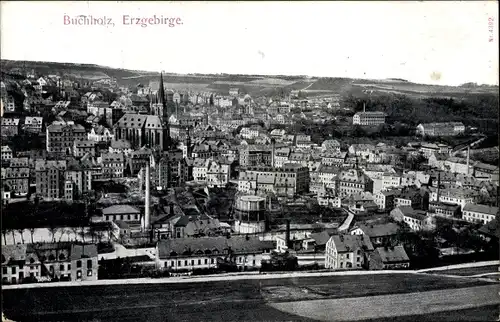 Ak Annaberg Buchholz im Erzgebirge, Gesamtansicht