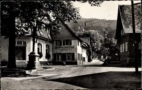 Ak Gaisbach Oberkirch im Schwarzwald, Gasthaus zum Lamm, Kreuz
