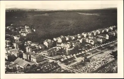 Ak Ostseebad Bansin Heringsdorf auf Usedom, Panorama, Luftbild