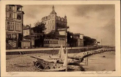 Ak Sassnitz auf Rügen, Hotel Meer