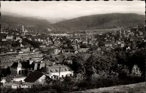 Ak Aue im Erzgebirge Sachsen, Panorama