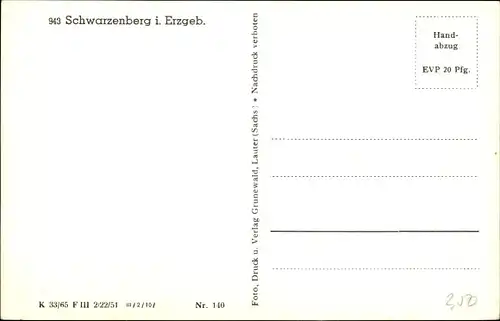 Ak Schwarzenberg im Erzgebirge Sachsen, Gaststätte Fröhlicher Bergmann, Umgebung, Innenansicht