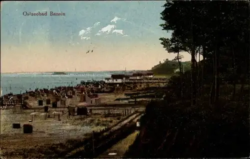 Ak Ostseebad Bansin Heringsdorf auf Usedom, Strand