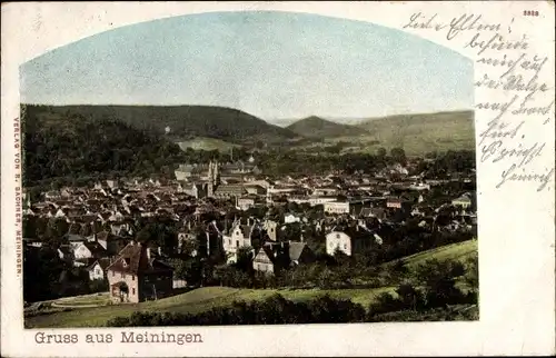 Ak Meiningen in Thüringen, Panorama