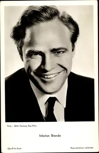 Ak Schauspieler Marlon Brando, Portrait