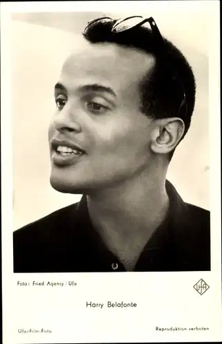 Ak Schauspieler Harry Belafonte, Portrait