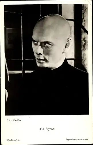 Ak Schauspieler Yul Brynner, Portrait, Anastasia, Ufa Film