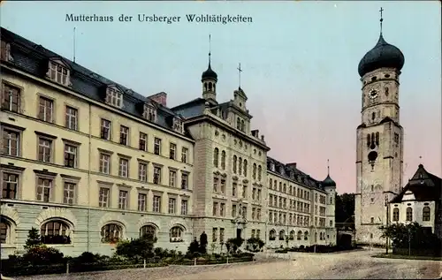 Ak Ursberg in Schwaben, Mutterhaus der Ursberger Wohltätigkeiten