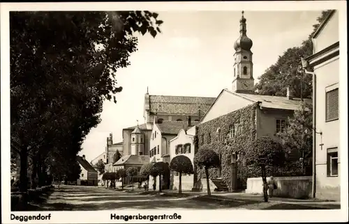 Ak Deggendorf im Bayerischen Wald Niederbayern, Hengersberger Straße