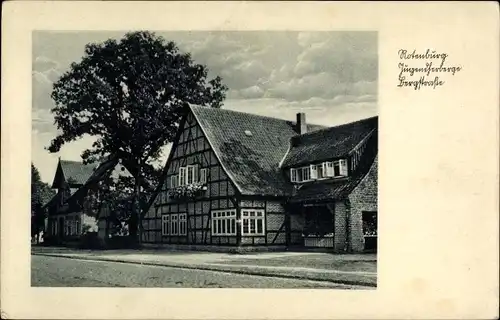 Ak Rotenburg an der Wümme, Jugendherberge, Bergstraße