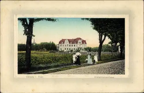 Ak Cölleda Kölleda in Thüringen, Kreiskrankenhaus