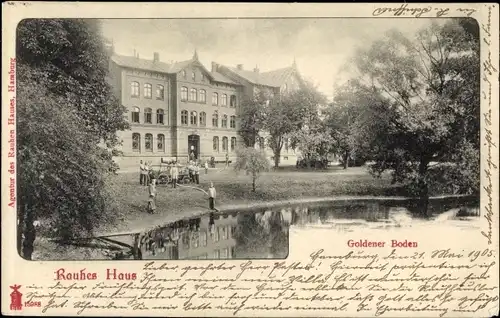 Ak Hamburg Horn, Das Rauhe Haus, Goldener Boden, Feuerwehr