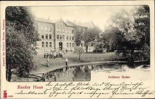 Ak Hamburg Horn, Das Rauhe Haus, Goldener Boden, Feuerwehr