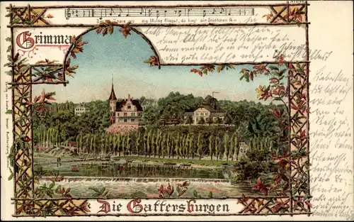 Litho Grimma in Sachsen, Die Gattersburgen