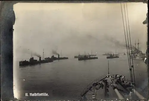 Foto Deutsche Kriegsschiffe, II. Halbflottille