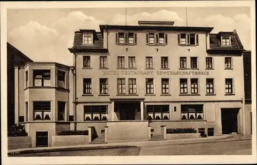Ak Solingen, Hotel Restaurant Gewerkschaftshaus