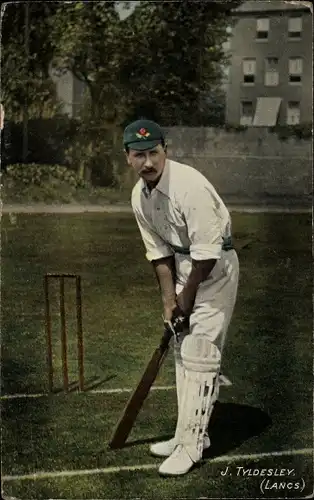 Ak Johnny Tyldesley, Cricket Spieler, Portrait