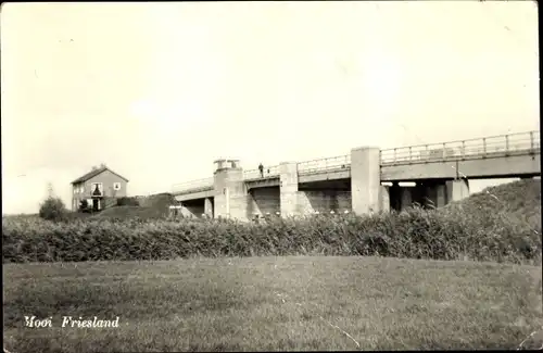 Ak Friesland Niederlande, Brücke