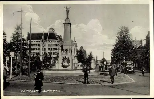 Ak Rotterdam Südholland Niederlande, Callandplein