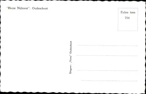 Ak Oudeschoot Heerenveen Friesland Niederlande, Huize Nijhorst
