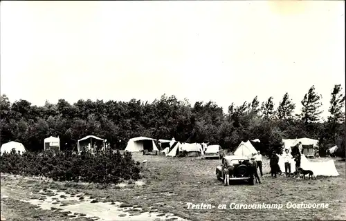 Ak Oostvoorne aan Zee Südholland, Tenten - en Caravankamp