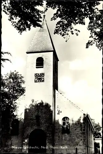 Ak Dordrecht Südholland Niederlande, Nieuw-Dordrecht, Ned. Herv. Kerk