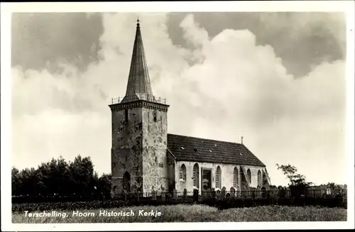 Ak Hoorn Terschelling Friesland Niederlande, Historisch Kerkje