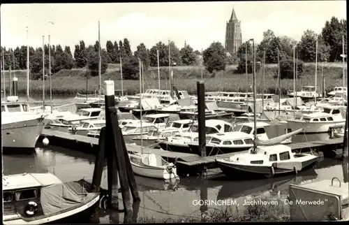 Ak Gorinchem Südholland Niederlande, Jachthaven De Merwede