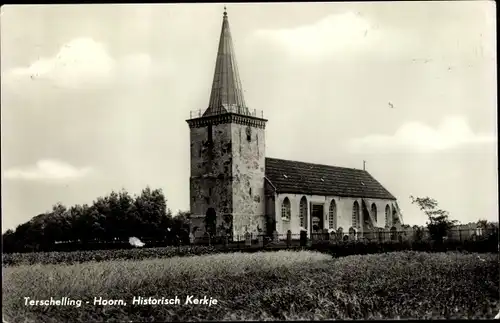 Ak Hoorn Terschelling Friesland Niederlande, Historisch Kerkje