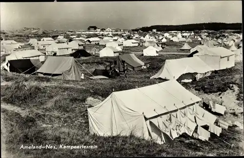 Ak Nes Ameland Friesland Niederlande, Kampeerterrein