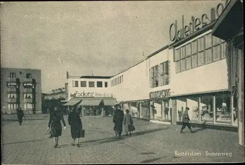 Ak Rotterdam Südholland Niederlande, Statenweg, Geschäfte